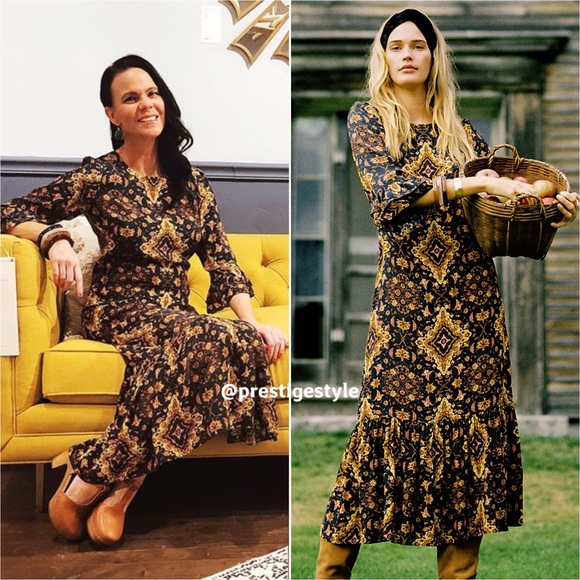 ANTHROPOLOGIE Kachel Tiburon Ruffled Maxi Dress - Picture 2 of 16